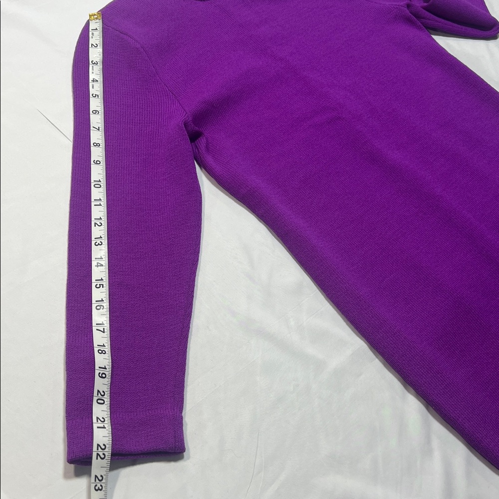Vintage St. John purple dress size 8 - Picture 5 of 13